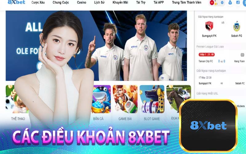 Các điều khoản 8xbet