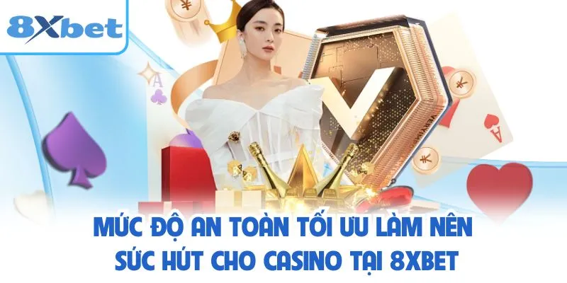 Mức độ an toàn tối ưu làm nên sức hút cho casino tại 8XBET