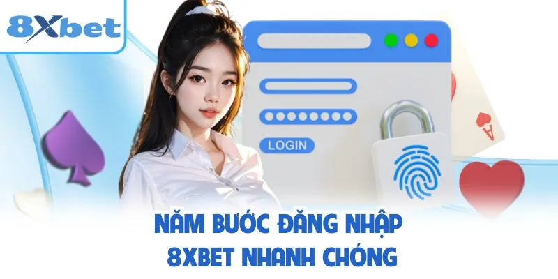 Năm bước đăng nhập 8XBET nhanh chóng